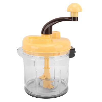 Onion Chopper Food Chopper, 3 Gear Hand Crank Food Processor Portable Veggie Chopper Garlic Grinder Masher Stainless Steel Food Chopper for Vegetables Meat