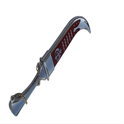 Generic Blessings HUB Royal Katari/Katari for Groom with Antique Red Color Rajputana Style Made of Metal, Standard