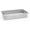 Adcraft Perforated Steam Table/Hotel Pan, Full Size, 4" Deep, Pack of 6, in Stainless Steel (PP-200F4) view 2