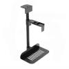 CPU Holder Stand CPU Holder Under Desk Mount - Universal PC Case Holder Adjustable Wall PC Mount with 360 Swivel, Suspended PC Tower Holder Mainframe Hanger Computer Tower Stand(Color:Knob Black) view 1