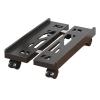 ZTHYSHXA CPU Holder Stand Rolling Desktop PC Tower Stand, Adjustable Mobile CPU Holder with Locking Caster Wheels, Expandable PC Case Holder for Most Desktop Towers Computer Tower Stand(Color:Black) view 1