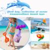 OEIPSMK Mesh Shell Storage Bag, Three-Dimensional Circular Sand Digging Bucketmesh Beach Toy BagSmall Beach BagsToy OrganizerSeashell Bags (Red), Purple view 2