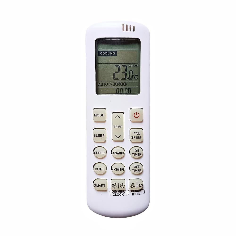 Replacement New Air Conditioner Remote Controller Compatible with Hisense A/C HSA25C HSA25R DG11R2-01 HSA35C HSA35R HSA50C HSA50R HSA71C HSA71R HSA90R