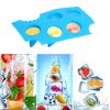 2 Pack Silicone Ice Cube Tray, Shark Fin Ice Trays, Novelty Ice Cube Molds, Non-Stick Chocolate Candy Molds for Shark Theme Party view 4
