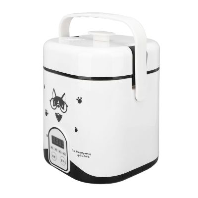 24V Mini Rice Cooker, 1.2L Small Portable Travel Rice Cooker For Car and Truck, Small Rice Cooker, 80W Travel Rice Cooker 24V for Car Truck with Non Stick Inner Pot