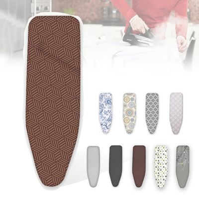 FIEZFEAT Ironing Board Cover 36x12 38x13 43x13 48x15in Table Top Iron Board Replacement Cover with Padding, Scorch Resistant, Heat Resistance, Easy to Install(Color:D,Size:92x33cm/36x13in)