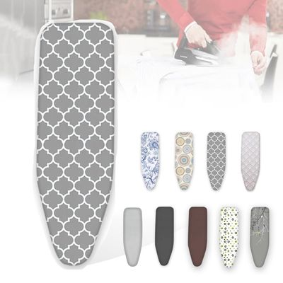 FIEZFEAT Ironing Board Cover 36x12 38x13 43x13 48x15in Table Top Iron Board Replacement Cover with Padding, Scorch Resistant, Heat Resistance, Easy to Install(Color:C,Size:97x33cm/38x13in)
