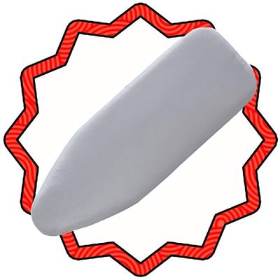 FIEZFEAT Ironing Board Cover 36"x12" Square Pattern Iron Board Cover Non-Slip Thick Ironing Board Protective Guard Stretchy Cover(Color:G,Size:90x31cm/36x12in)