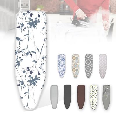 FIEZFEAT Ironing Board Cover 36x12 38x13 43x13 48x15in Table Top Iron Board Replacement Cover with Padding, Scorch Resistant, Heat Resistance, Easy to Install(Color:G,Size:92x33cm/36x13in)