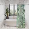 SUNALLY Shower Curtain Rod Adjustable 32-75 Inch, Spring Tension Shower Curtain Rods Stainless Steel Telescoping Curtain Rod for Bathroom or Windows, No Drilling, No Slip, No Rust, Nickel view 3