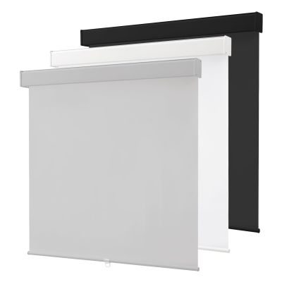 100% Blackout Cordless Roller Window Shades, Free-Stop Black Out Blinds for Indoor Windows,Thermal Insulated UV Protection,Window Shades Pull Down for Home,Office,Easy to Install,44" W x 72" H, Grey