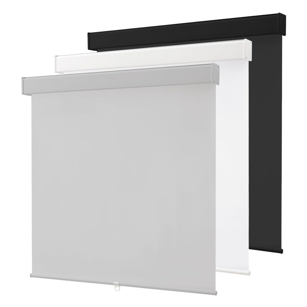 100% Blackout Cordless Roller Window Shades, Free-Stop Black Out Blinds for Indoor Windows,Thermal Insulated UV Protection,Window Shades Pull Down for Home,Office,Easy to Install,44" W x 72" H, Grey
