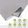 100% Blackout Cordless Roller Window Shades, Free-Stop Black Out Blinds for Indoor Windows,Thermal Insulated UV Protection,Window Shades Pull Down for Home,Office,Easy to Install,44" W x 72" H, Grey view 3