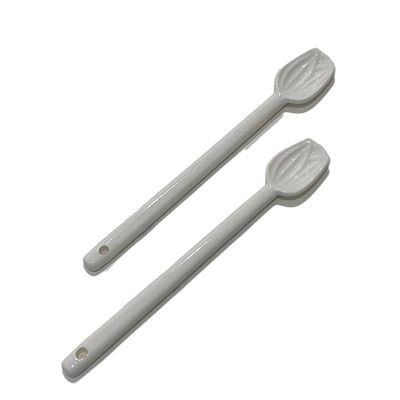 ZHFytsh-0668 Spoons Set of 2 White Ceramic Stirring Spoon, Tablespoon, Spoon, for Coffee, Milk Powder, Seed, Spices, Ice Cream, Yogurt, Stirring, Mixing, Sugar Dessert Spoon, ZHONGXIAOFEI2023