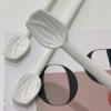 ZHFytsh-0668 Spoons Set of 2 White Ceramic Stirring Spoon, Tablespoon, Spoon, for Coffee, Milk Powder, Seed, Spices, Ice Cream, Yogurt, Stirring, Mixing, Sugar Dessert Spoon, ZHONGXIAOFEI2023 view 3