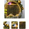 AEYSD-456 Water Feature Outdoor Chinese Rockery Gourd Water Circulation Decoration, Living Room Office Courtyard Fountain Decoration Water Features for The Garden(Size:S), Small view 3