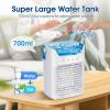 Pomya Air Cooler Portable Air Conditioner, Quiet Evaporative Air Cooler with 3 Speeds, 700ML Portable AC with 3 Wind Speeds for Room, Bedroom, Pomyaagis5zeyp4 view 2