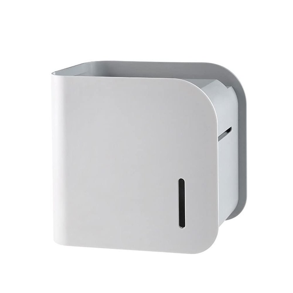 Napkin Holder Wall-Mounted Multi-Function Paper Towel Box Pump Feed Carriage Paper Towel Box Kitchen Bathroom Paper Towel Storage Box Creative Tissue Box Napkin Dispenser(Color:A)