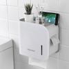 Napkin Holder Wall-Mounted Multi-Function Paper Towel Box Pump Feed Carriage Paper Towel Box Kitchen Bathroom Paper Towel Storage Box Creative Tissue Box Napkin Dispenser(Color:A) view 4