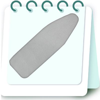 FIEZFEAT 36x12in 43x13in 48x16in Ironing Board Cover, Scorch Resistant, Replacement Iron Board Cover and Pad, Durable Home Decorations, Easy to Install(Color:A,Size:36x12in/91x31cm)