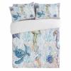 Alandar Home Duvet Cover Sets Blue Sea Turtle Summer Ocean Nautical,3 Piece Bed Set Ultra Soft Quilt Covers and Pillowcases,Coastal Coral Seahorse Microfiber Bedding Set for Bedroom Guest Room Dorm view 4