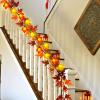 Romasaty Fall Decor Maples Leaf String Lights, 8.5FT LED Maple Leaf Lights with 10 3D Maple Light, Plug in Fall Decorations for Indoor Outdoor Thanksgiving Christmas Halloween Harvest-Orange/Yellow view 4
