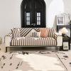 Herringbone Sofa Cushion Covers Chenille Fabric Sofa Covers 1/2/3 Seater Thick Textured Couch Slipcover for Living Room Non Slip Furniture Protector, 70X150cm, Curry view 2