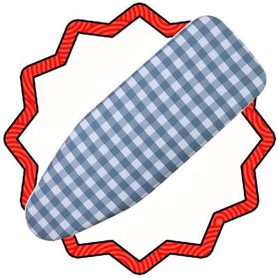 FIEZFEAT Ironing Board Cover 36"x12" Square Pattern Iron Board Cover Non-Slip Thick Ironing Board Protective Guard Stretchy Cover(Color:D,Size:90x31cm/36x12in)