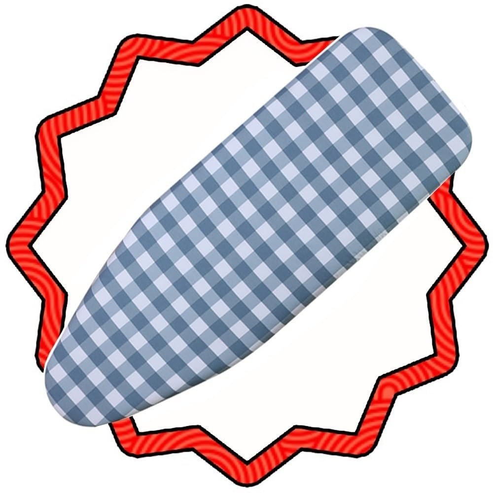 FIEZFEAT Ironing Board Cover 36"x12" Square Pattern Iron Board Cover Non-Slip Thick Ironing Board Protective Guard Stretchy Cover(Color:D,Size:90x31cm/36x12in)