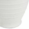 T2 Concept Textured Terracotta Flower Vase with Natural White Finish, Coastal Accent Vase, for Living Room, Entryway, Bedroom, Office, 9.5 x 16 view 3