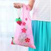 QIYIRO 10Pcs Fruits Reusable Grocery Shopping Tote, Women Grocery Tote Bag Foldable Travel Tote Bags Cute Reusable Grocery Bag view 3