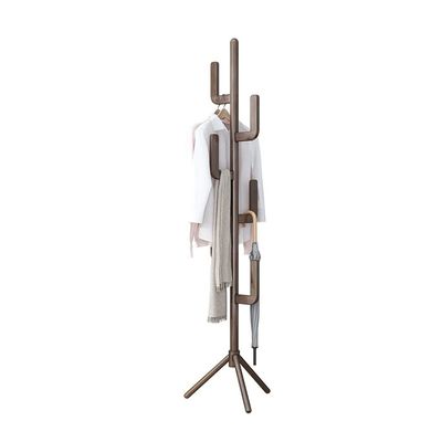 DRORON Coat Rack Freestanding Household Floor Coat Rack Single Pole Standing Coat Rack Tripod Floor Coat Rack Bedroom Living Room Corner Coat Rack Tree Hanger Clothes Racks For Hanging Clothes