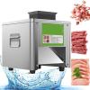 850w Meat Cutter Machine | Commercial Electric Meat Slicer-2.5mm/3.5mm/5mm/7mm/10mm/15mm/21mm | Stainless Steel 330lb/H, For Slices Strips Cubes,5mm view 1