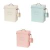 GMBYLBY Metal Laundry Room Container Modern Detergent Powder Storage Organization With Scoop Washing Powder Display Canister Box Washing Powder Storage Box, Green view 3
