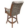 Pemberly Row 26" Swivel Wood Counter Stool in Poet Desert Brown view 2