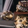 COPPERTIST.WU Mini Toad Statue Animal Sculptures Home Decor Handmade Arts Decoration Metal Ornament for Home Decor view 4
