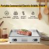 PioneerWorks 29" Commercial Electric Griddle with Precise Temperature Control 122F-572F, 3000W Stainless Steel Electric Grill,Flat Top Countertop Griddle for Kitchen Restaurant, 110V 60HZ (No Plug) view 3