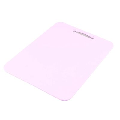 Silicone Cutting Board Flexible Chopping Mat with Hanging Hole, Food Grade Non Slip Dishwasher Safe for Meat Vegetables Fruit, 30 * 22cm, Purple