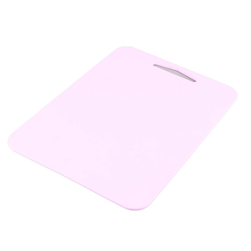 Silicone Cutting Board Flexible Chopping Mat with Hanging Hole, Food Grade Non Slip Dishwasher Safe for Meat Vegetables Fruit, 30 * 22cm, Purple