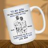 A452334 Personalized To My Son: The Only Thing Better Than Being Your Mother Is Watching You Be A Dad - Fathers Day Coffee Mug From Mom, 11oz 15oz view 3