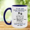A452334 Personalized To My Son: The Only Thing Better Than Being Your Mother Is Watching You Be A Dad - Fathers Day Coffee Mug From Mom, 11oz 15oz view 4