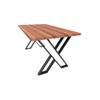 X-shape Table Legs, Table Home Office Desk Workspace, Metal Table Legs for Unique Home Decor, N213 view 1