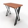 X-shape Table Legs, Table Home Office Desk Workspace, Metal Table Legs for Unique Home Decor, N213 view 3