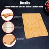Bamboo Cutting Boards Set with Stand - 3 Piece Charcuterie Board & Butcher Block with Handle, Truly Glue Free, Non Toxic Wood Chopping Serving Boards for Kitchen Gift Set by Homish view 4