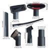 EtliN Universal Vacuum Nozzle Suction Brush Head Compatible with 32mm 35mm 1 1/4in 1 3/8in Vacuum Cleaner Accessories Crevice Tool Compatible with Bed Sofa(Color:HXL6139) view 4