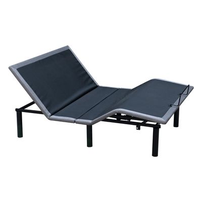Adjustable Bed Base with Wired Remote - Customizable Head and Foot Elevation, Ergonomic Design to Alleviate Snoring, Acid Reflux and Circulation Issues, Durable Construction, Easy Assembly, Twin XL