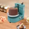 Cake Decorating Coating Machine, 110V Adjustable Cake Spreading Edge Smoothing Polisher Machine Commercial Automatic Birthday Cake Cream Spreading Decoration Tool for Dessert Stores, Homes (Blue) view 2