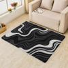 TANTANICAL Abstract Rug 4x5, Black and White Rugs for Bedroom Living Room Decor, Art Deco Area Rug, Washable Non Slip Stain Resistant Home Indoor Carpet view 4
