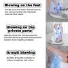 Body Dryer After Shower, Negative Ion Full Body Dryer with 2 Gears Adjustment Heating and Cooling, Bathroom Foot Quick Air Drying with Weighing Scale and Gravity Sensing view 2