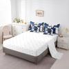 Erosebridal 7 Piece Geometric Bed in A Bag Full Size Bedding Set, Modern Striped Square Bedding Set, Minimalist Reversible Bed Sets with Sheet Set, Blue Black White view 3